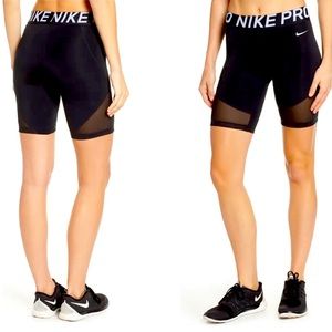Black Mesh Nike Pro 8 Training Shorts sz XS